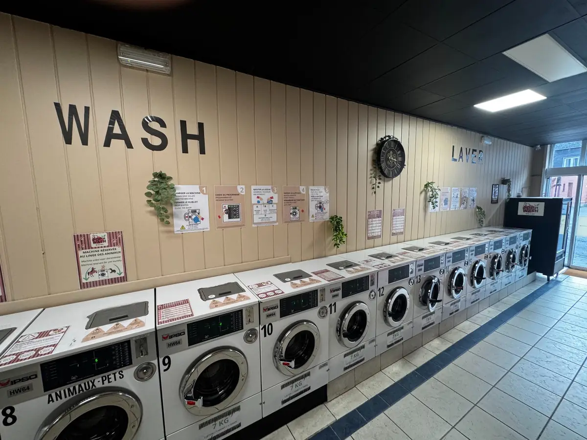 Vue des lave-linge POP'n WASH Wavre